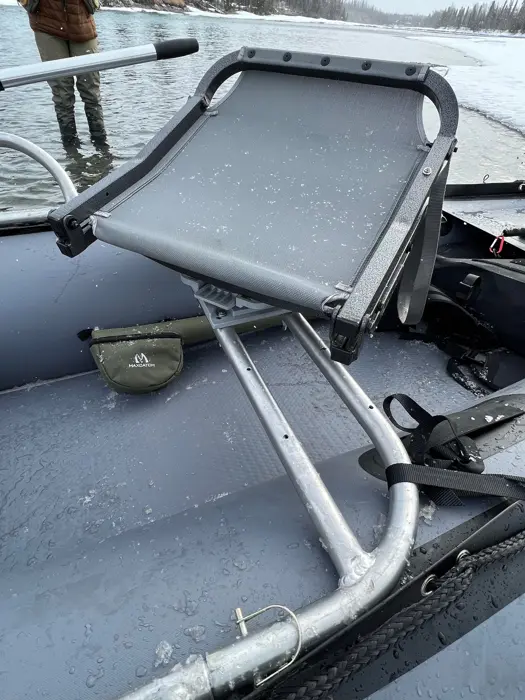 Seat mounted on the frame